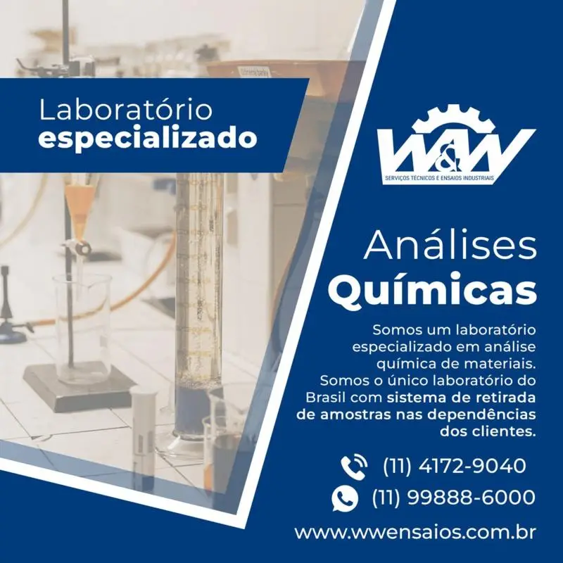 Imagem ilustrativa de Análise química de materiais